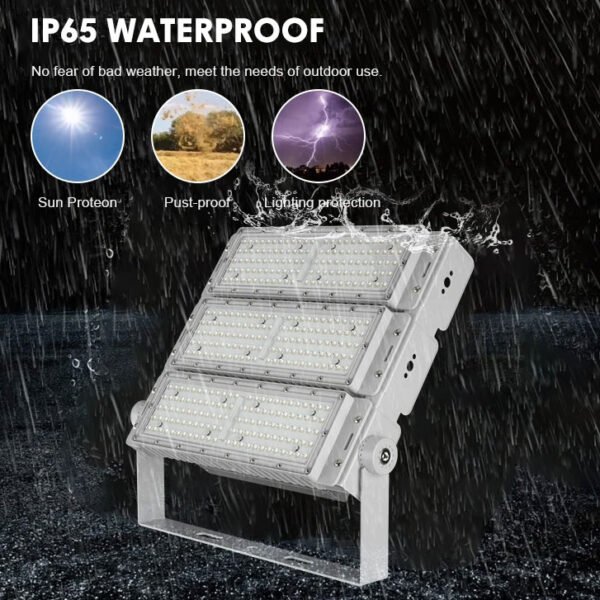 AT-PJ9シリーズ LED投光器 | 高出力140lm/W IP65/IK08 100W-1200W 耐久アルミダイキャスト スタジアム・港湾・トンネル照明用 - Antslit