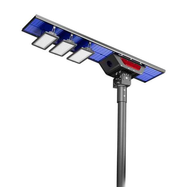 ANTS DSSL-1 一体型太陽光街路灯 | 40W-150W 高効率LED 自動調光 雨天5-7日対応 IP65防水 道路・公園照明 - Antslit