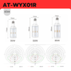 AT-WYX01Rシリーズ 高出力LEDコーンライト電球 | 35W-80W コンパクト高輝度 HID/SON/MHL代替 E26/E39ベース 360°配光 - Antslit