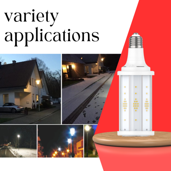 AT-WYX01Rシリーズ 高出力LEDコーンライト電球 | 35W-80W コンパクト高輝度 HID/SON/MHL代替 E26/E39ベース 360°配光 - Antslit