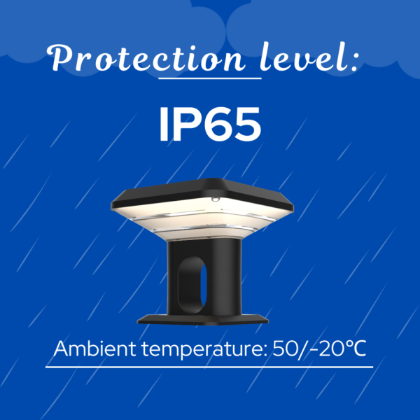 AT-ZTD235-Ark LED柱頭灯 | 庭園・公園・街路照明用 IP65/IK08 10W AC/太陽光対応 120lm/W高効率 360°配光 - Antslit