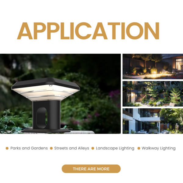 AT-ZTD235-Ark LED柱頭灯 | 庭園・公園・街路照明用 IP65/IK08 10W AC/太陽光対応 120lm/W高効率 360°配光 - Antslit