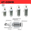 AT-CON1Bシリーズ 高効率LEDコーンライト電球 | 27W-54W 140lm/W IP65 E26/E39ベース HID/CFL代替 360°配光 - Antslit