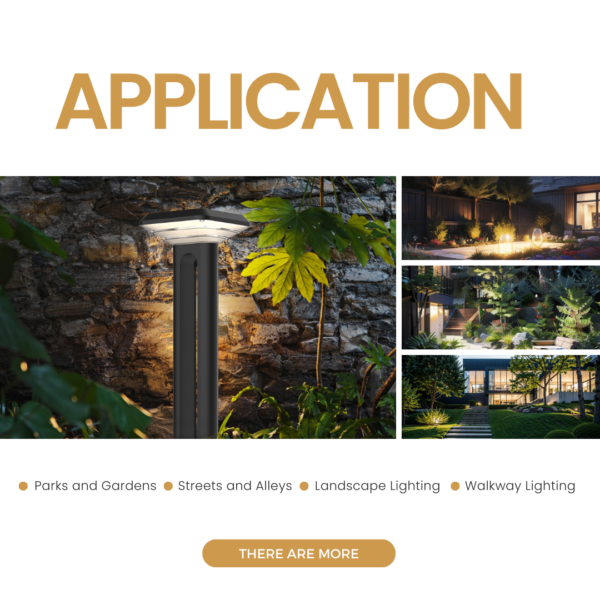 AT-CPD260-Moon LEDガーデンライト | 庭園・景観照明用 30pcs OSRAM LED 12時間点灯 太陽光/AC対応 IP65防水 - Antslit