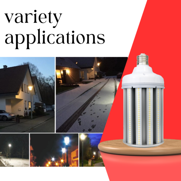 AT-CON6シリーズ 高出力LEDコーン電球 | 80W-140W 140lm/W効率 IP65防水 E39/E40ベース HID/CFL代替 360°配光 - Antslit