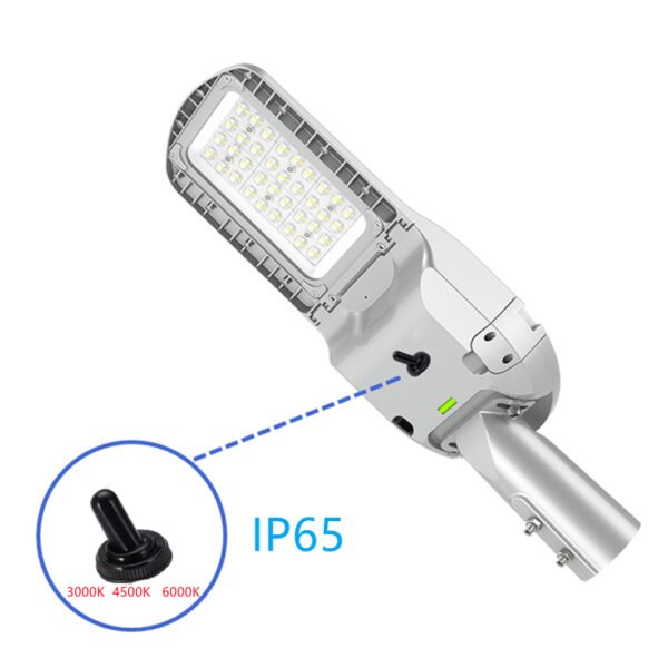 AT-S07シリーズ LED街路灯 | 高効率170lm/W IP66/IK08 30W-240W NEMA/Zhaga対応 耐久アルミダイキャスト 都市道路照明 - Antslit
